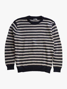 ZARA | NAVY STRIPE SWEATER